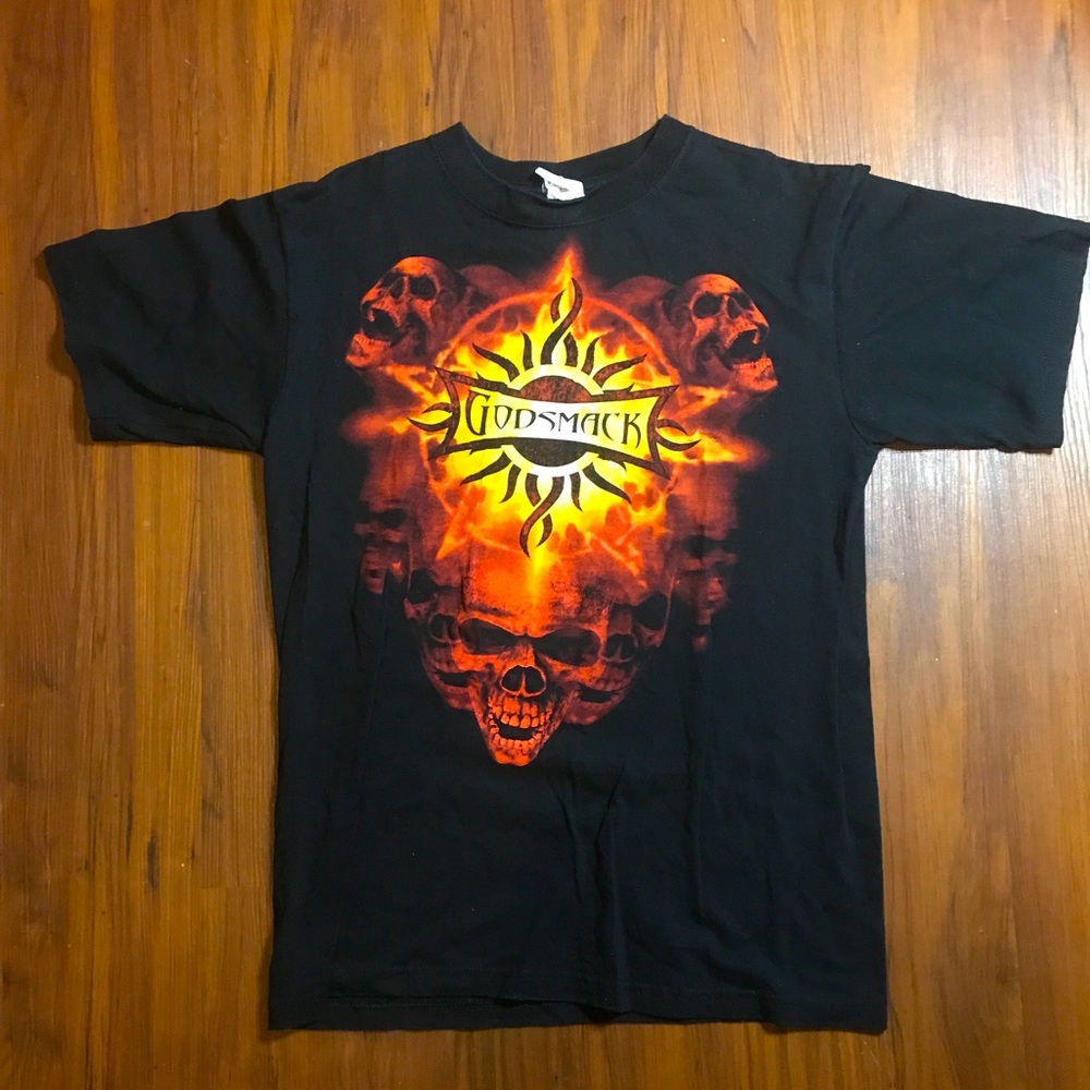 Vintage 2009 Godsmack Skulls Tour Rock Metal Tee